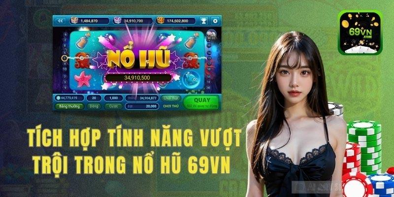 Tích hợp các tính năng vượt trội trong game nổ hũ 69VN 